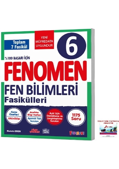 Fenomen 2025-2026 6. Sınıf Fen Bilimleri Fasikülleri Konu Özetli