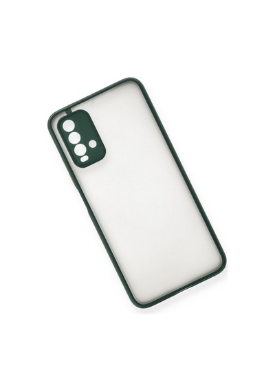 Xiaomi Redmi 9t Uyumlu Kılıf Montreal Silikon Kapak - Yeşil
