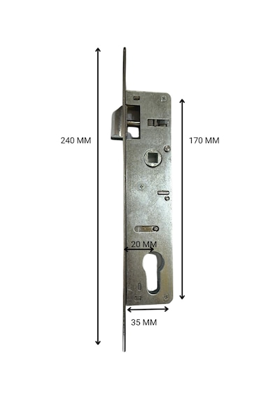 Tursan  Enka474 Dar Silindirli Gömme Kilit 20 Mm