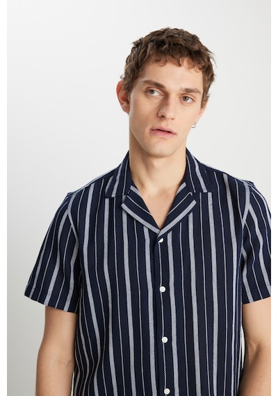 Wrangler Pamuk Relaxed Fit Geniş Kesim Lacivert Gömlek Çok Renkli