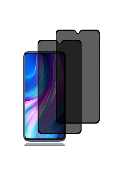Xiaomi Redmi Note 8 Pro Privacy Hayalet Ekran Koruyucu 2 Adet - 9h Temperli Cam, Yan Görünme Engelleyici, Tam Kaplama
