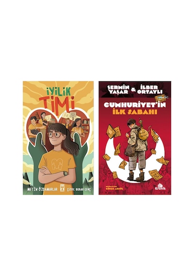 Genç Timaş İyilik Timi Ve Kronik Kitap Cumhuriyet İn İlk Sabahı Seti 2 Kitap