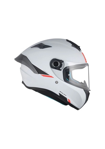 Mt Helmets Targo S Solid Kapalı Motorsiklet Kaskı Mat Beyaz