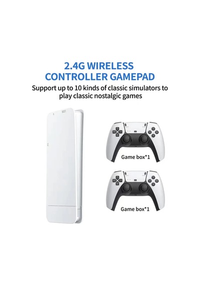 Hd 4k Oyun Konsolu 2.4ghz Tv Game Pad Wireless Oyun Kolu Çift Kol Tv Oyun Konsolu