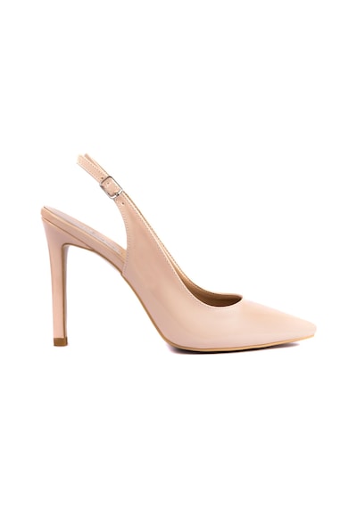 Stiletto Arkası Açık Büyük Numara Bayan Ayakkabısı 001
