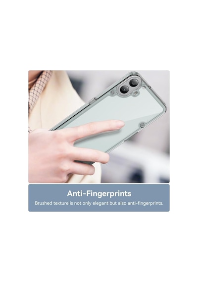 Caseonn Nothing Cmf Phone 1 Kılıf Kamera Korumalı Darbe Emici Şeffaf Arka Kapak Tam Şeffaf