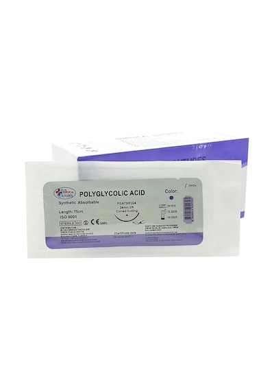 Emilebilir PGA Cerrahi Sütur 75 CM