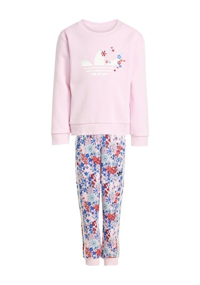 Adidas Crew Set Çocuk Günlük Eşofman Takımı Kd1750 Pembe Pembe