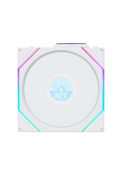 Lian Li Unı Fan Reverse Tl Wıreless Lcd 1x120mm Beyaz Kasa Fanı G99.12rtllcd1w1w.00