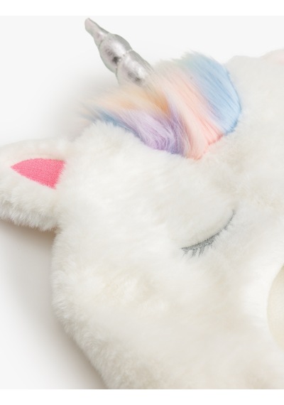 Koton Kışlık Kulaklı Şapka Unicorn Detaylı Ekru 5wkg40002aa Ekru