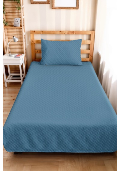 Mavi Modern Genç Odası Tek Kişilik Pike Takımı - Kapitone Düz Mavi 160x220 Cm Mevsimlik Yatak Örtüsü Pamuksu Kahve Kıyısı Mavi Modern Genç Odası Tek Kişilik Pike Takımı - Kapitone Düz Mavi 160x220 Cm Mevsimlik Yatak Örtüsü Pamuksu Kahve Kıyısı