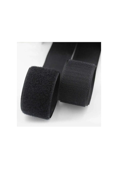 Dünya Magnet 10 Metre - Şerit Cırt Bant, En: 2 Cm, Siyah, Natural, Dişi-erkek Takım, Cırt Cırtlı Bant Genel