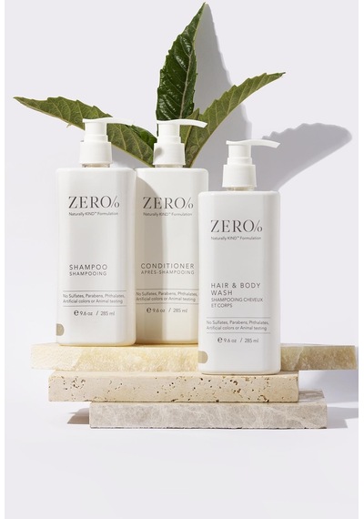 Zero /o Şampuan 285 Ml + Saç Kremi 285 Ml + Saç Ve Vücut Şampuanı 285 Ml