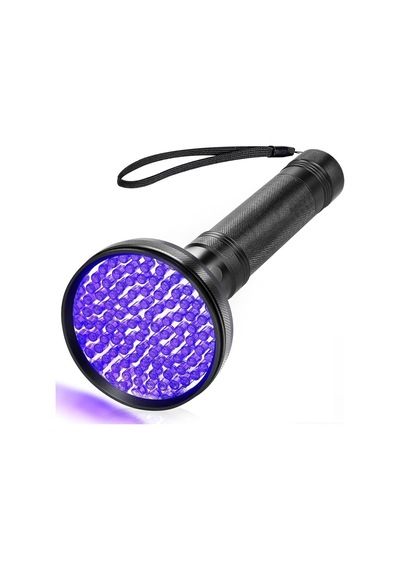 Led 395nm Mor Işık Uv El Feneri - Ultraviyole Siyah Fener - Ev Otel Evcil Hayvan Para Genel