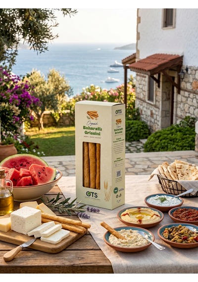 Ots Organik Baharatlı Grisini 75 Gr Organik Sertifikalı, Pestisit Analizli 75 G