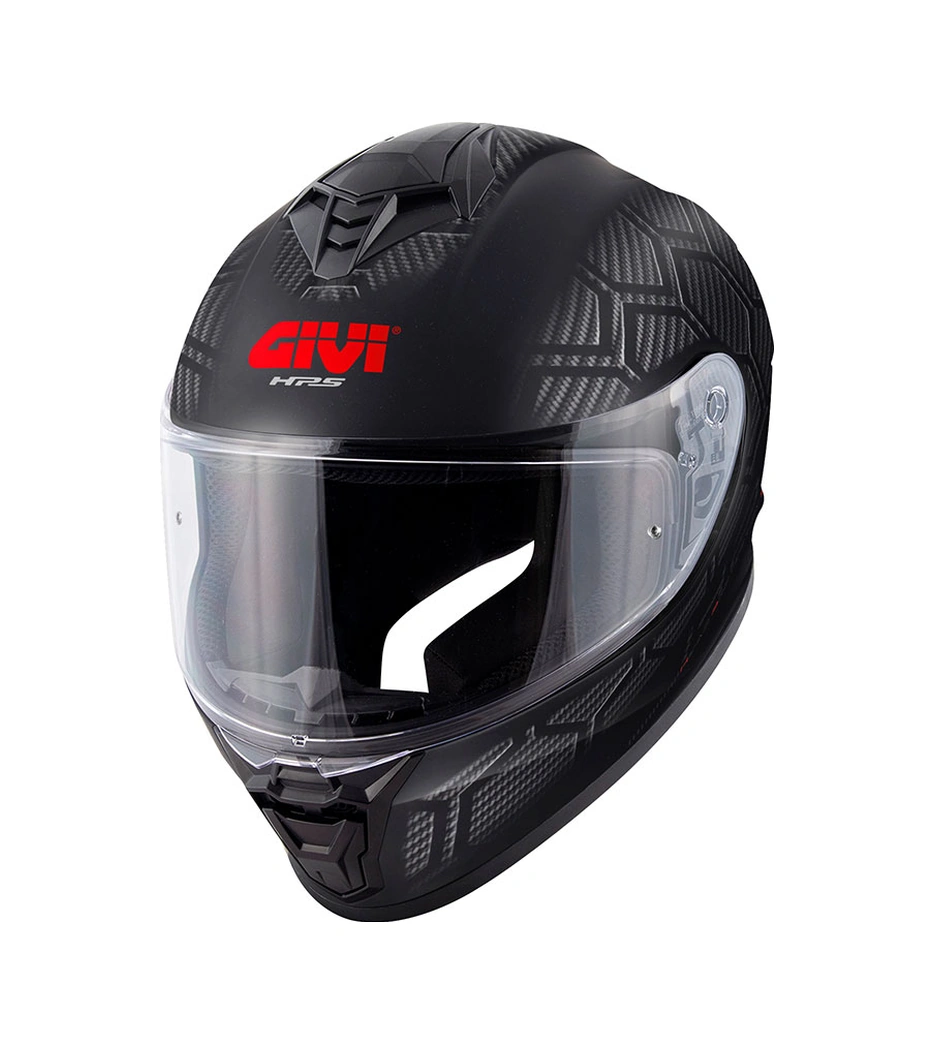 Gıvı 50.x Snake Kask Gri - Mat Siyah - Kırmızı