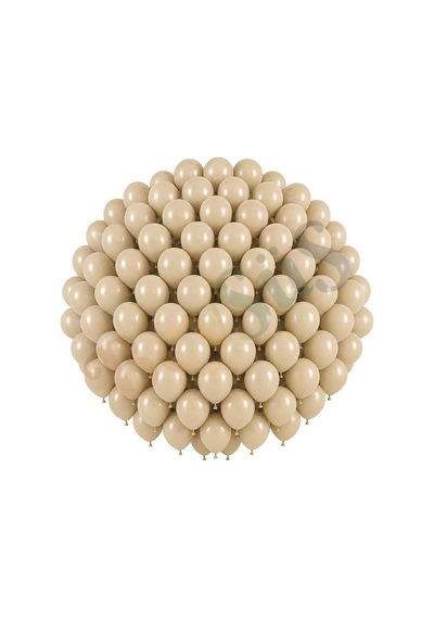 Deniz Kumu Renk Lateks Retro Balon 30 Cm - 100 Adet Bej