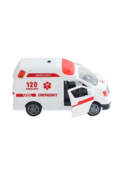 Yy2020-17a Çek Bırak Sesli Ve Işıklı Ambulans Minibüs -kızılkaya Oyuncak