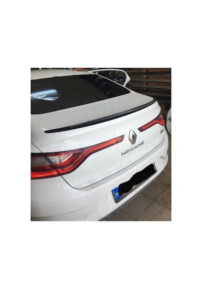Renault Megane İle Uyumlu 4 Piano Black Bagaj Çıtası Spoıler 120 4,5 Cm Standart