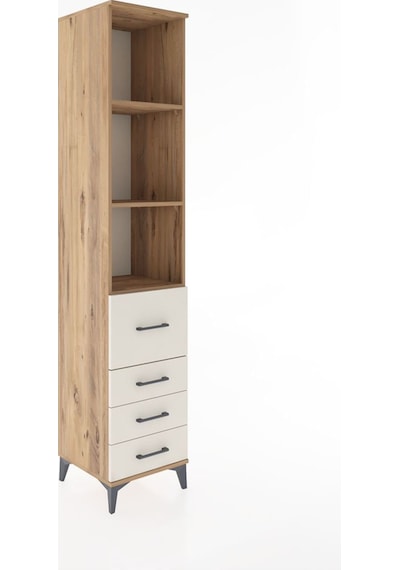 Hyperion Dolap 3 Raflı 4 Çekmeceli 44x44x221 Çam-aytaşı Atlas Çam