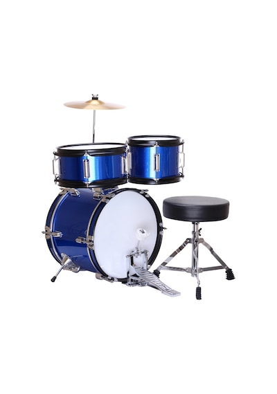 Cox Jbj1043 Junior Çocuk Davul Seti Mavi 3 Parça Set Tabure Ve Baget Dahil