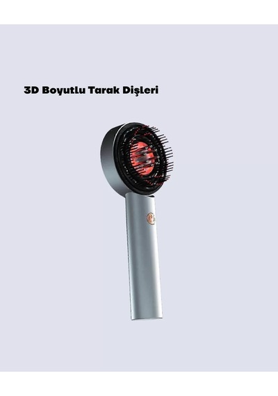 Saç Büyüme Destekleyici Elektrikli Masaj Tarak Yağ Aplikatörlü Yeni Nesil Mh-hs2334-8246