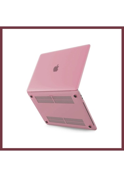 Storeşahin Apple Uyumlu Macbook Pro 13 2021 Macbook Buzlu Kapak - Pembe Shn0720