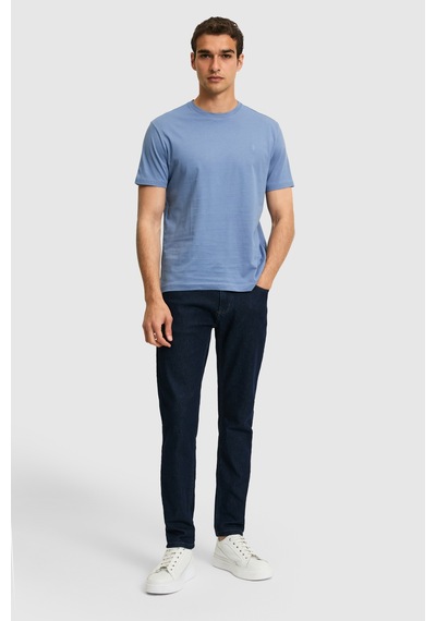 U.s. Polo Assn. Erkek İndigo Tişört Basic 50326953-vr028