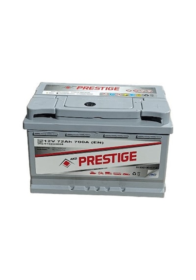 Ako Prestige 12v 72ah 700a Standart Alçak Akü Ford - Opel Alçak Tip 3 Yıl Petlas Garantisi Üretim Tarihi:2026