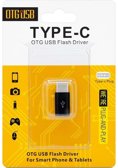 Hadron Hn4418K Otg Type-C To Micro Usb Kutulu Plastik