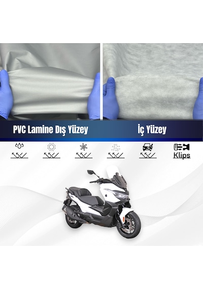 Voge Sr4 Maksi 350 Su Geçirmez Motosiklet Brandası