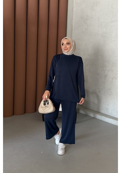 Riella Butik Ravel Tesettür Takım Lacivert