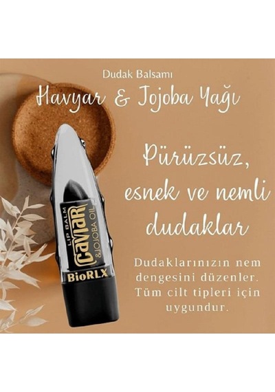 Biorlx Lip Balm Caviar Jojoba Oil
