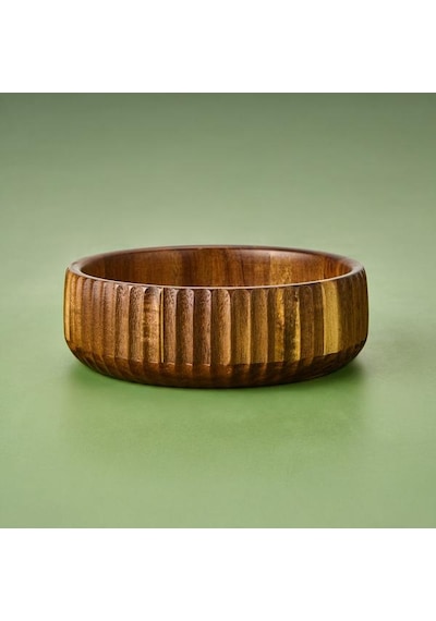 Mien Akasya Curve Kase - Kahverengi - 19 Cm Kahverengi