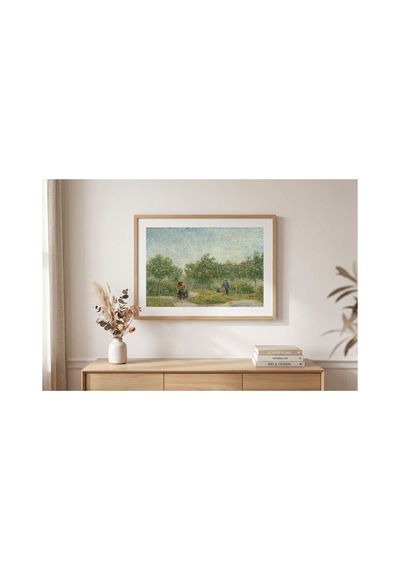 Van Gogh Van Gogh Square Saint-pierre Aşıklar Bahçesi Çerçevesiz Poster 21x30 Cm A4 Tablo Van Gogh
