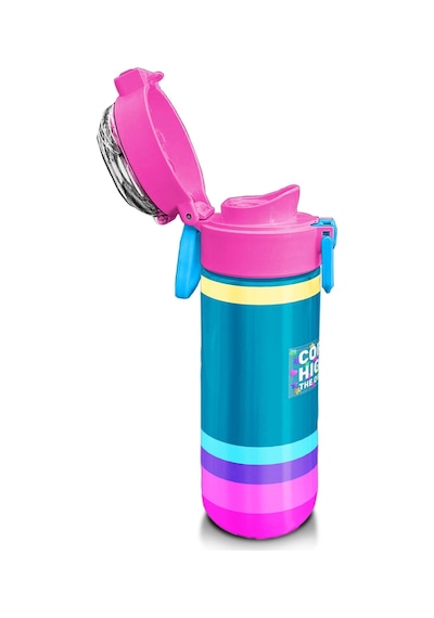 Coral High Kids Pembe Pastel Renkli Pipetli Ve Direkt İçim Çelik Termos 500 Ml 31960 Pembe - Koyumavi