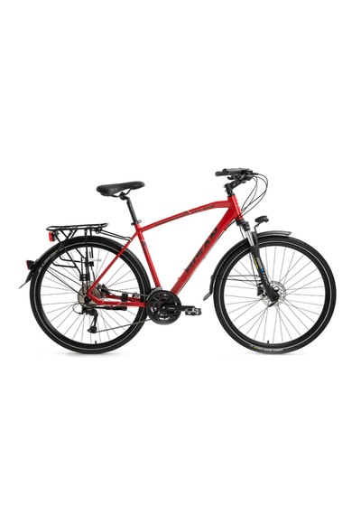 Bisan Trx 8500 City Şehir Bisikleti 46cm Hd 28" Mat Kırmızı Siyah Kırmızı - Siyah