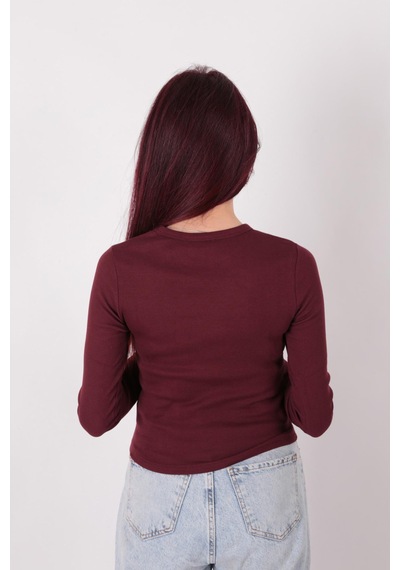 Busem W0010820 Kadın Bluz Bordo