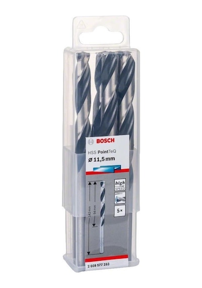 Bosch HSS-PointTeQ 11.5 mm 5'li Paket Matkap Ucu - 2608577283