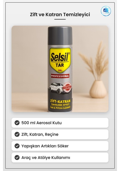 Zift Ve Katran Temizleme Spreyi 500 Ml Oto Motor Temizleyici Aero