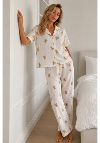 Norcia Sports Kadın Loose Kalıp Pamuklu Kırık Beyaz Pijama Takımı Çok Renkli - 929323148 Çok Renkli - 929323148 Çok Renkli Norcia Sports Kadın Loose Kalıp Pamuklu Kırık Beyaz Pijama Takımı Çok Renkli - 929323148 Çok Renkli - 929323148 Çok Renkli