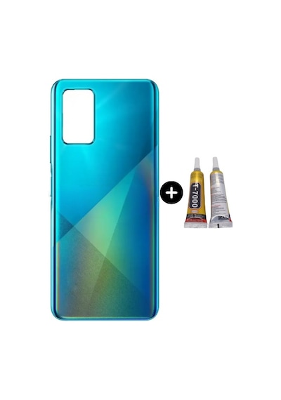 İnfinix Note 8 Uyumlu Arka Kapak Turkuaz + B7000 Çok Renkli