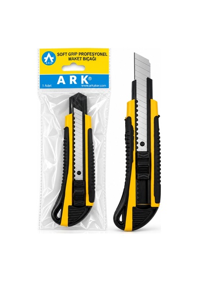 Diyarı Fırsat Kod 379 Lüks Grip Tutacaklı Plastik Maket Bıçağı 18 Mm 24'lü Paket