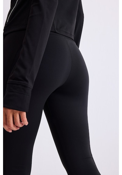 Defacto Yüksek Bel Beli Saran Bantlı Sporcu Tayt H5215ax26aubk81 Siyah-bk81