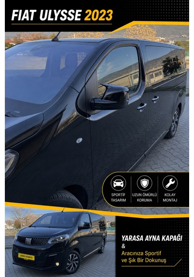 Fiat Ulysse 2022+ Araca Özel Yarasa Ayna Kapağı A+ İthal