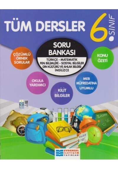 Evrensel Iletişim Yayınları 6.Sınıf Tüm Dersler Soru Bankası