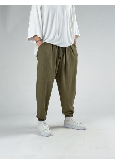 Cocopelli Bürümcük Haki Erkek Jogger Pantolon Coc3178