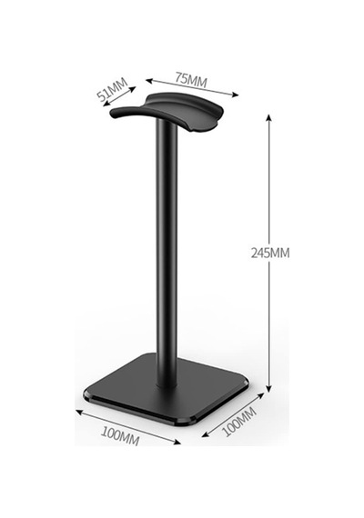 Kulaklık Standı Kulaklık Tutucu Jbl Steelseries Razer Anker Beats Uyumlu Kulaklık Standı Uninanersal Enanrensel Kulaklık Tutucu Siyah,