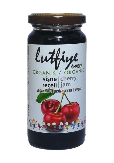 Lütfiye Organik Vişne Reçeli 280 G - 5 Adet Tarı
