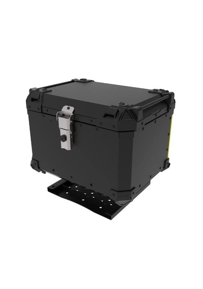 45 Litre Universal Alüminyum Standart Motosiklet Çantası Siyah